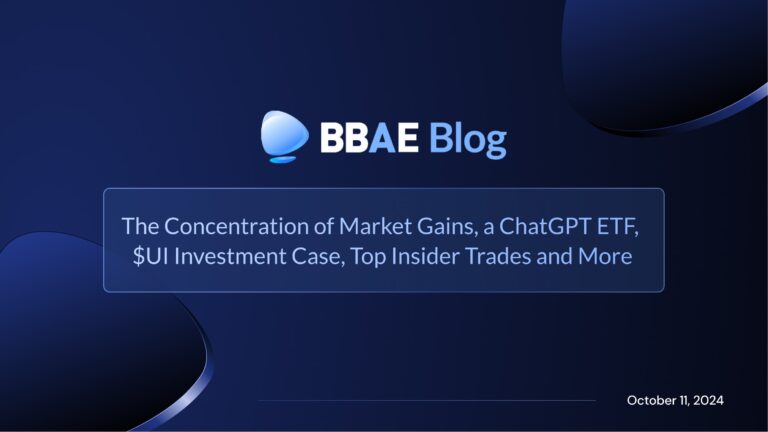 Image representing blog post 市场收益的集中度、ChatGPT ETF、$UI 投资案例、顶级内部交易及其他